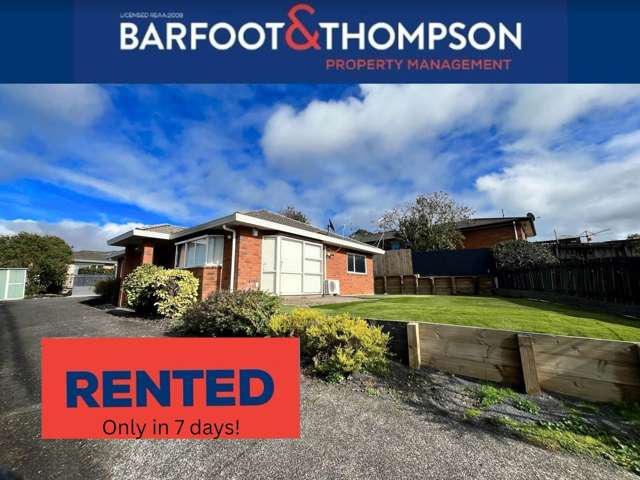 Low Maintenance home with double garage!