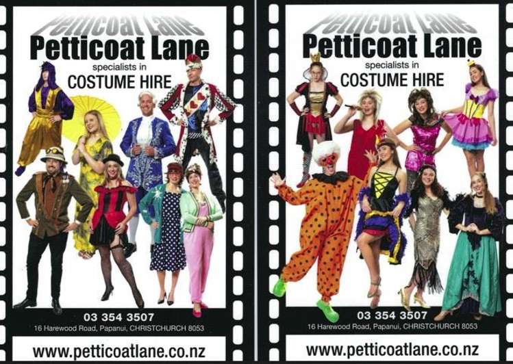 Petticoat Lane Costume Hire Christchurch Central_2