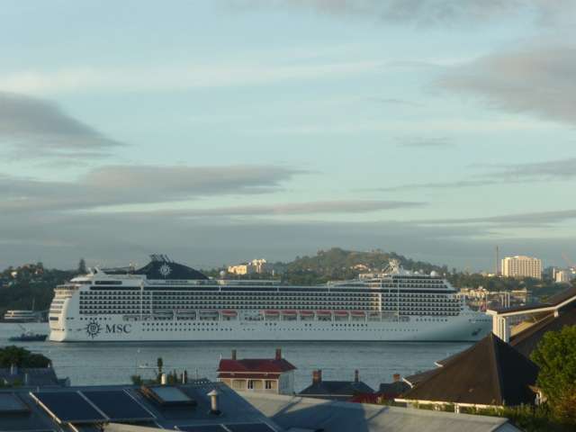 Wide harbour views in central Devonport