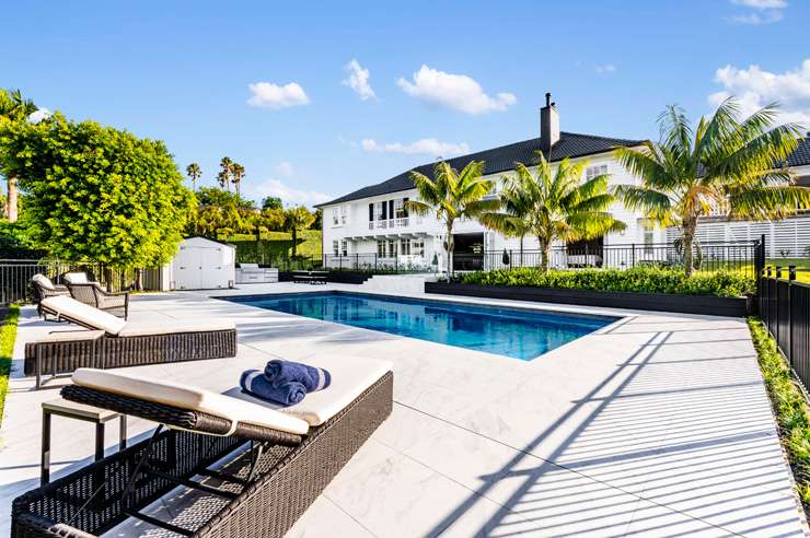 A two-level penthouse apartment at 8/464 Remuera Road, in Remuera, Auckland, has a 12-car garage. Photo / Supplied