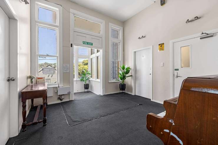 A 24-room boarding house at 6 MacDonald Crescent, built as a YWCA hostel in 1915, in Wellington’s Te Aro, is on the market.  Photo / Supplied