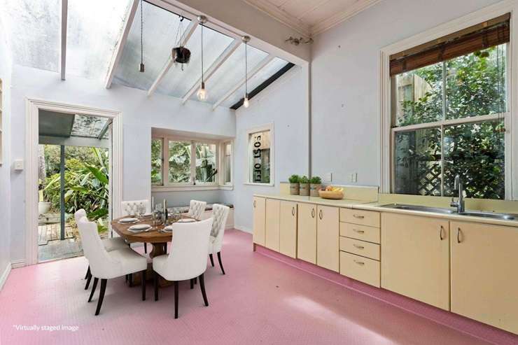 A bay villa on Leighton Street, in Auckland's Grey Lynn, sold under the hammer for $5.875m following a major renovation. Photo / Supplied