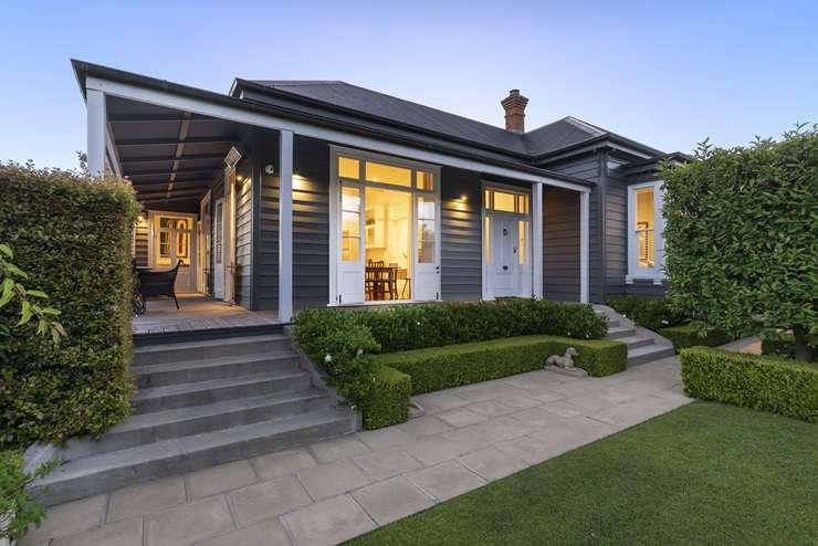 The Judges Bay Road home in Parnell, Auckland, was designed by architect Michael Fisher. Photo / Supplied