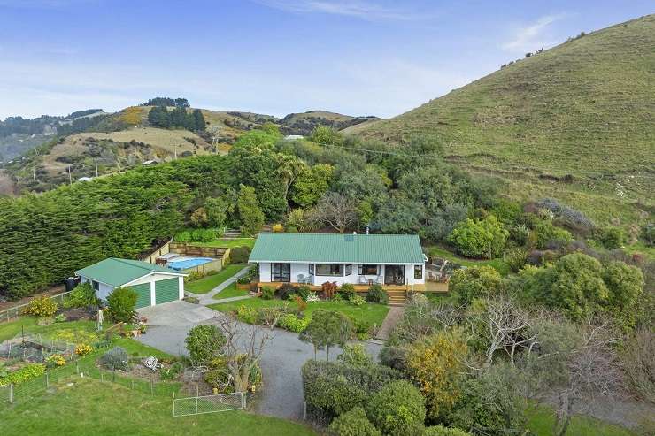 Judy Grigor saved her old school in Gore Bay, Hurunui District, from demolition in the early 1990s and now uses it for guest accommodation.  Photo / Supplied