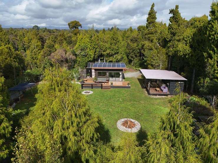 David Mooyman's one-bedroom bolthole at 4 Jackson Place, in Kūmara Junction, Westland, is looking for a buyer with $399,000-plus to spend. Photo / Supplied
