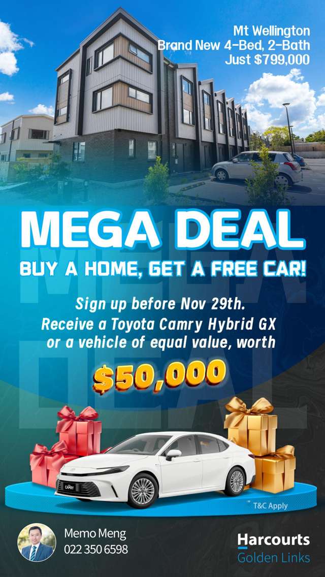 Sign Up Now and Drive Away in a Toyota Camry!