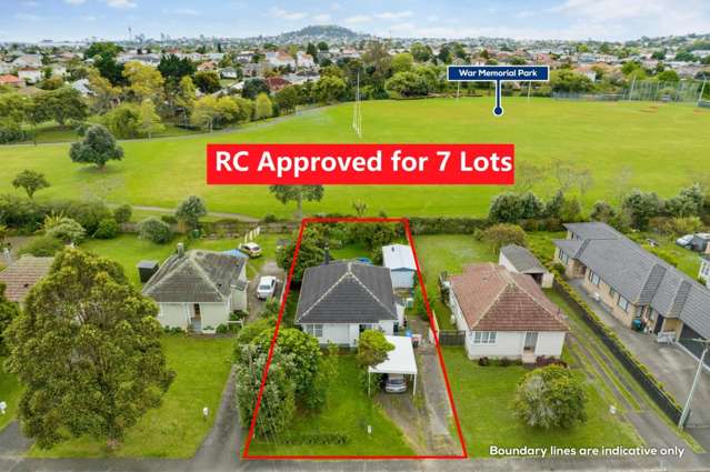 Prime THAB zoned site 612m freehold land.
