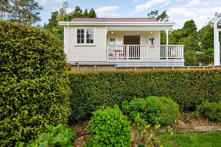 The historic 120-year-old villa on Maungakawa Road near Cambridge has been sympathetically renovated and maintained. Photo / Supplied