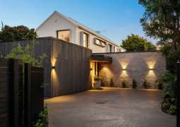 A villa from the street - but that’s only half the story