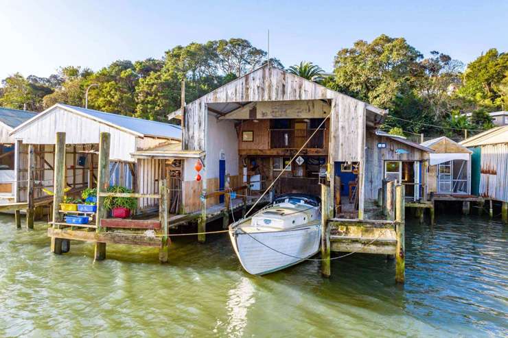 The 24sqm boatshed for sale at 2/50 Riverside Drive, in Riverside, Whangarei. Photo / Supplied