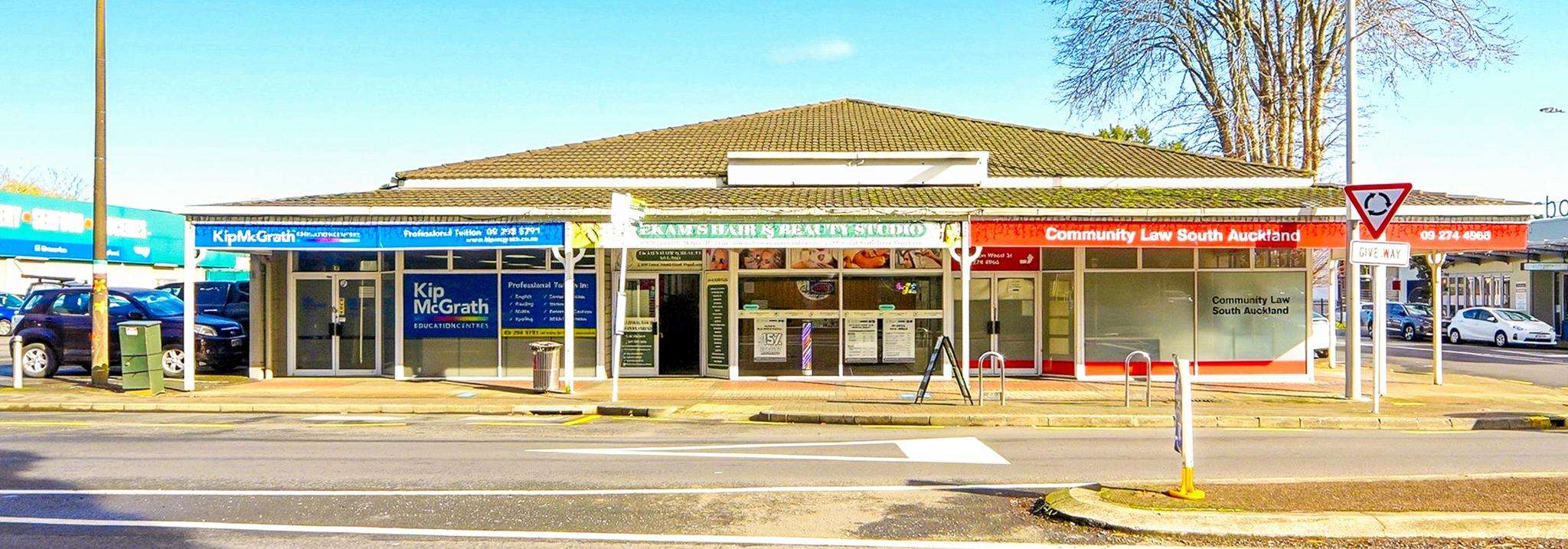 Prominent retail corner in Papakura