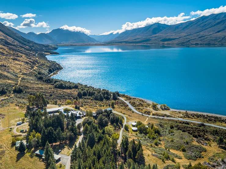 Lake Ōhau Lodge and Ōhau Snow Fields in Mackenzie Country is looking for a new owner. Photo / Supplied