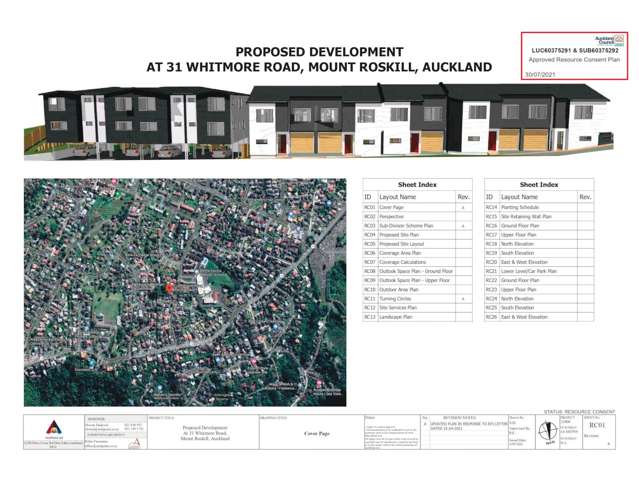 APPROVED RESOURCE CONSENT for 9 Dwellings!