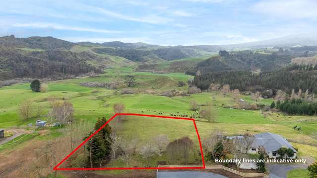 North-facing section with views