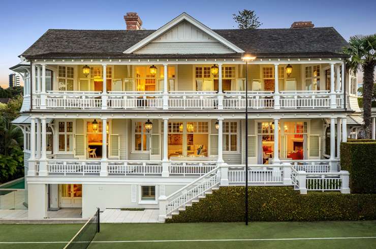 A six-bedroom home for sale at 27 Liverpool Street, Epsom, was originally built for the American consul in the 1900s. Photo / Supplied