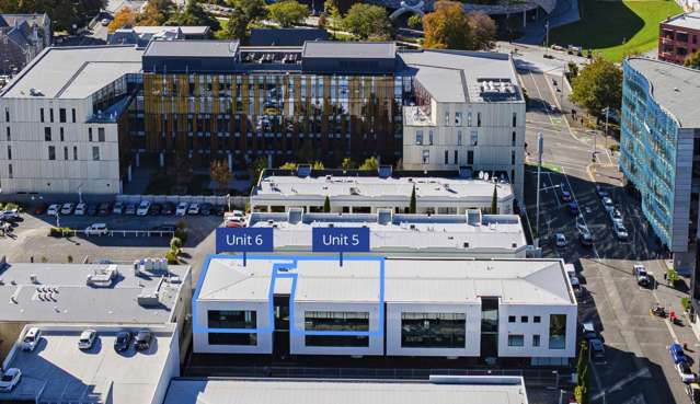 Scarce boutique offices in heart of Christchurch