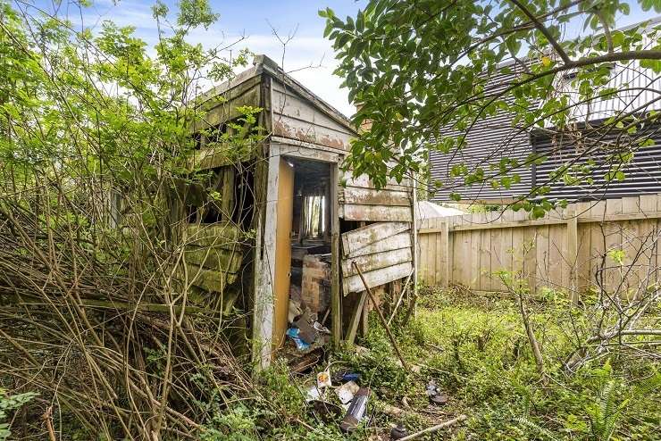 The rundown bungalow on Mays Road, in Auckland's Onehunga, had attracted strong interest from renovators and traders. Photo / Supplied