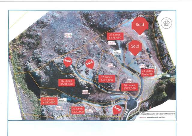 SECTIONS FOR SALE - STARTING AT $475,000