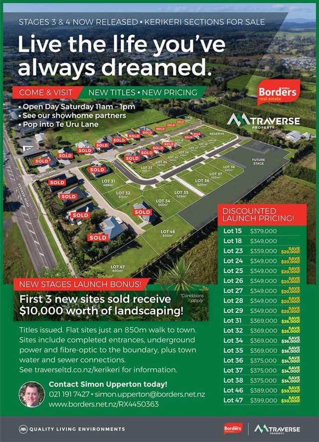 NEW RELEASE OF 16 SECTIONS - NEW PRICING