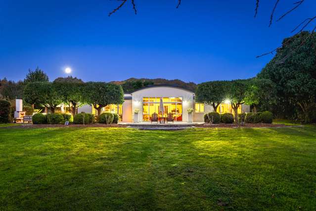 Rendered Block Pavilion, Lakefront Setting