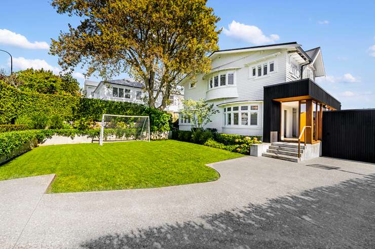 The five-bedroom luxury home on Seaview Road, in Remuera, Auckland, has set a high bar for auction sales this year. Photo / Supplied