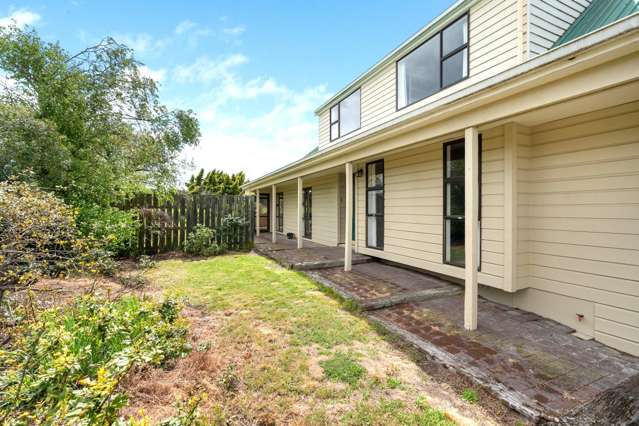 Family home with beautiful rural outlook.