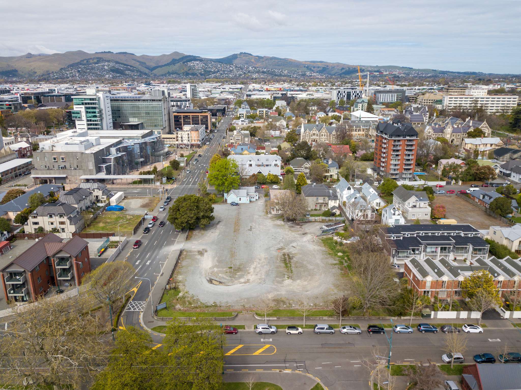 Former Cranmer Centre site in central Christchurch for sale