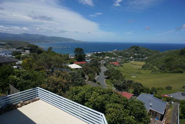 Great sea view, sunny, private, nice suburb