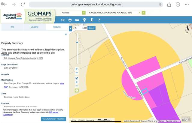 1518 sqm of Business zoned land