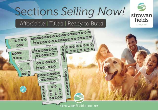 Strowan Fields Subdivision - Titles issued