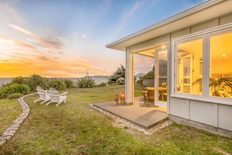 The five-bedroom, three-bathroom property at 2 Otaihanga Road, in Otaihanga, became the most expensive home to sell in the area when it fetched $4.85m in 2019. Photo / Supplied