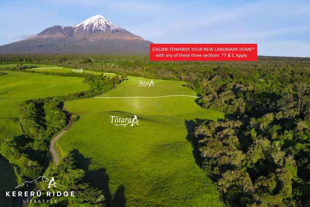 Lifestyle sections – On Kererū Ridge