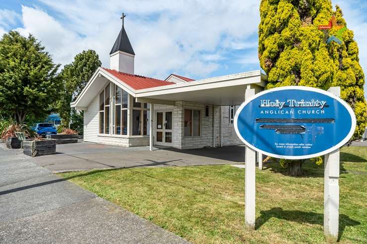 Vandals ransacked the former St John's Church building in Wainuiomata. It is now on the market for sale. Photo / Supplied