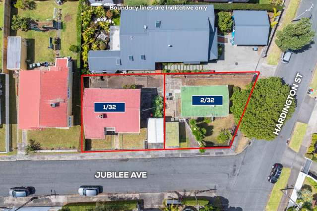 Two Dwellings, 569m2 on Corner - Heart of Onehunga