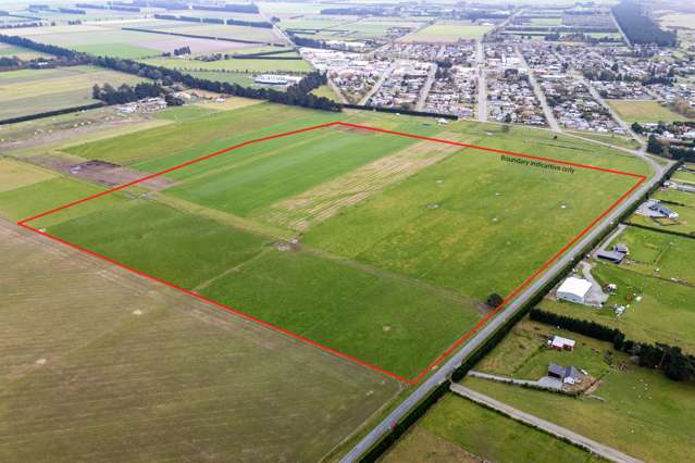 Rakaia landbank, farming or lifestyle - 24ha