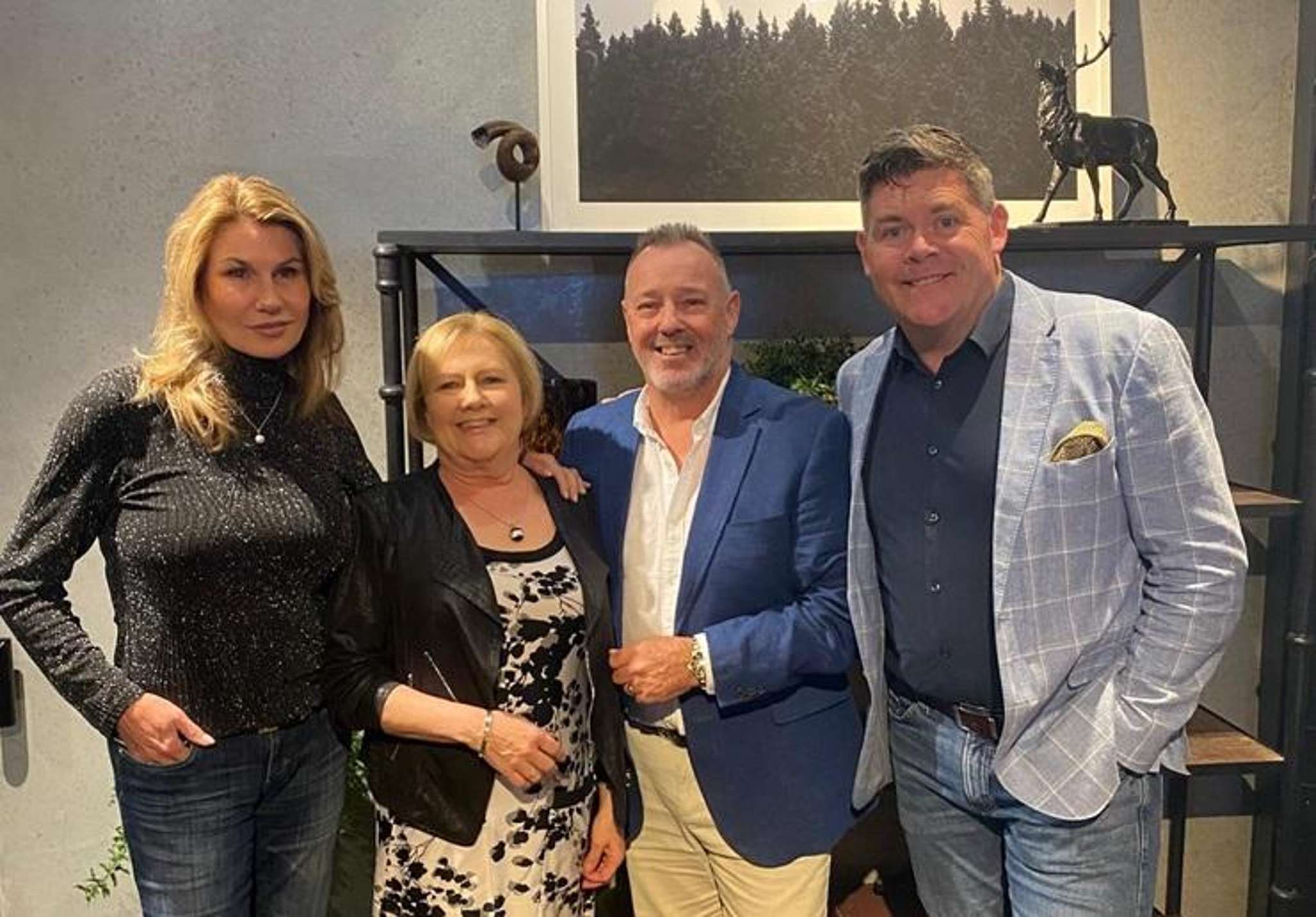 Glover from another mother: Dad jokes hit home for Paul and Jayne