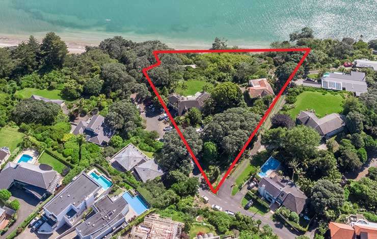 For sale: The 6600 sqm of beachfront land in Karaka Bay, in St Heliers, Auckland