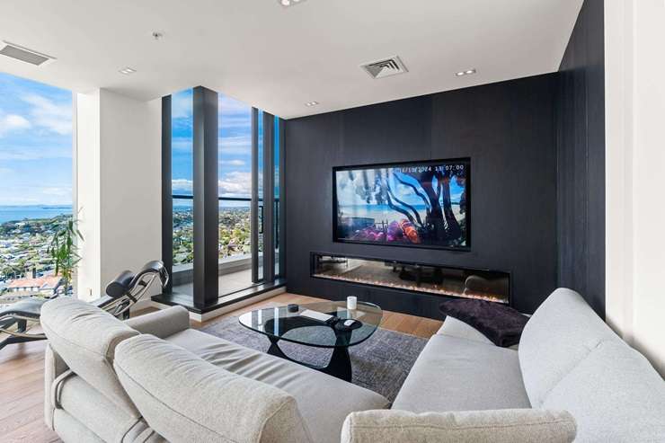 The three-bedroom penthouse for sale at 20E/9-17 Byron Avenue, in Takapuna, Auckland. Photo / Supplied