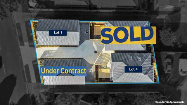 3 & 4 bedroom + stand alone - 3 left!