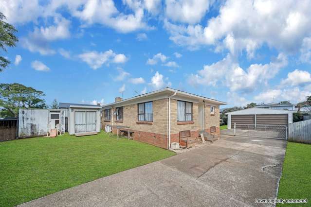 Solid Brick Home on 561m² – Pukekohe Convenience