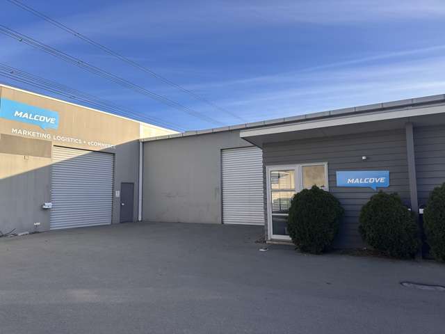200m2* Warehouse Unit on Blenheim Rd