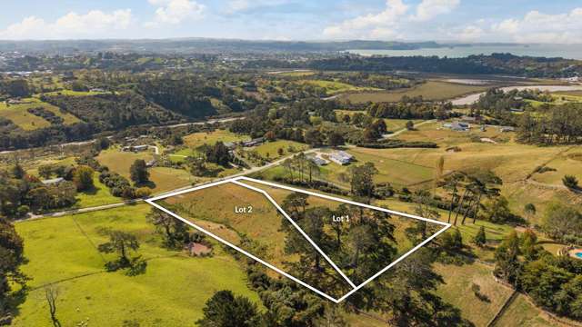 Two North-Facing 1ha Lifestyle Sections