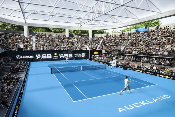 Serena Williams in the singles final of the 2020 Women's ASB Classic. Photo / Getty Images