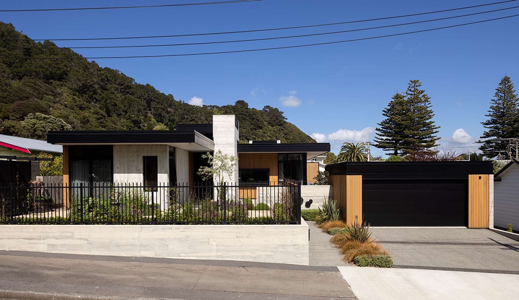 This characterful mid-century inspired home balances private and open spaces