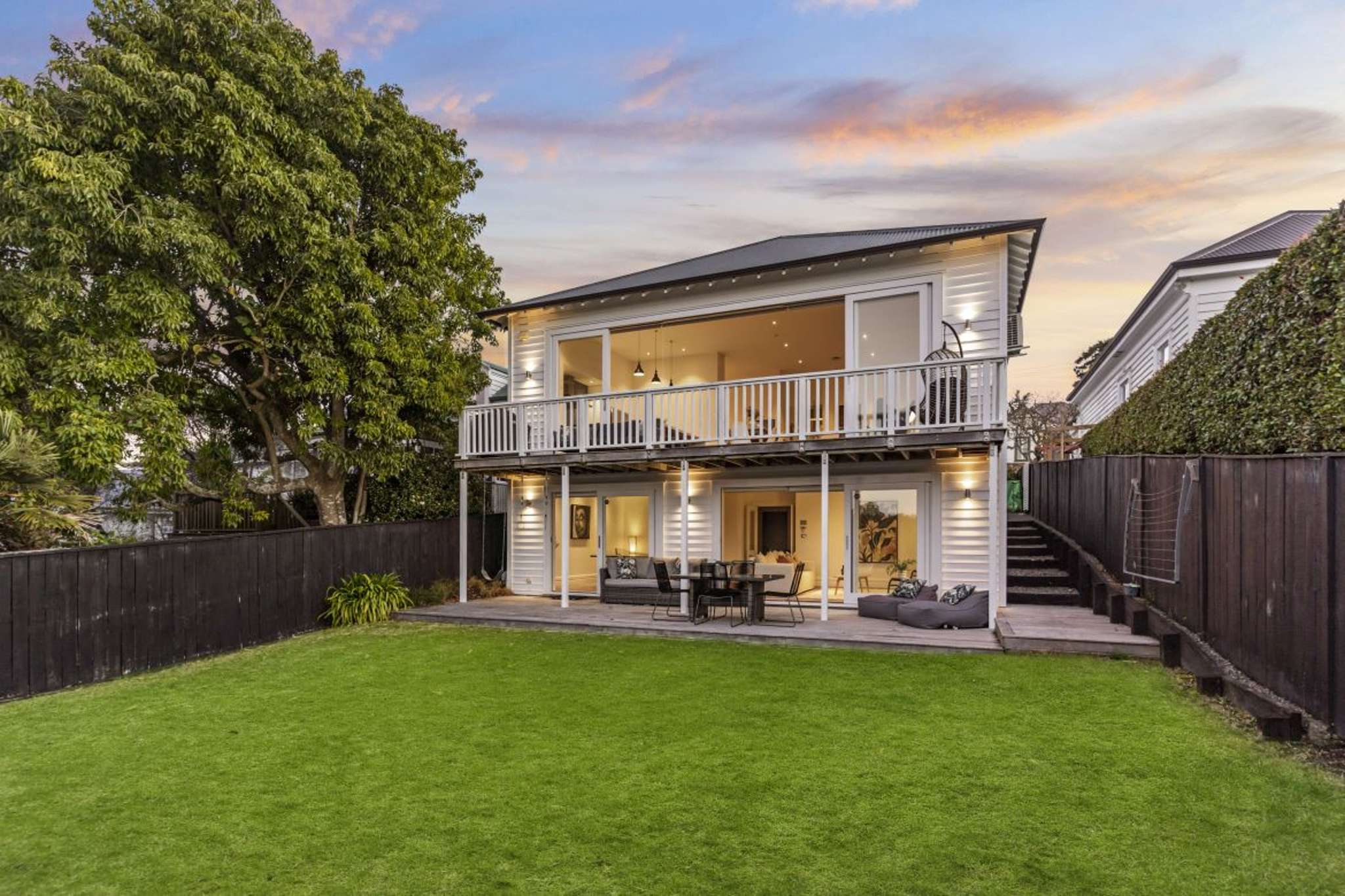 The Grey Lynn villa with city views and strolling distance to Eden Park