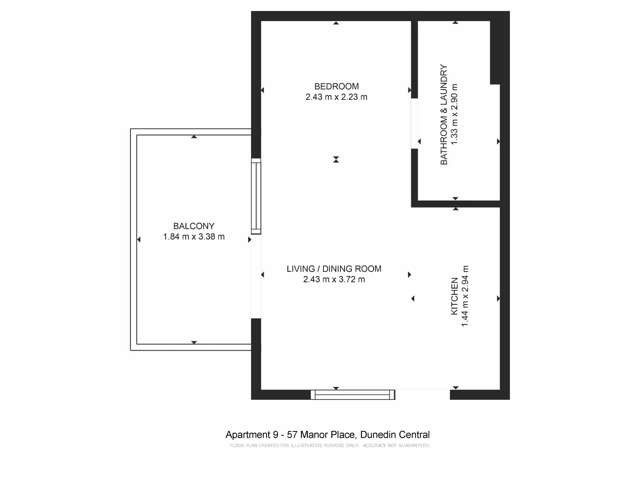 9/57 Manor Place Dunedin Central_1