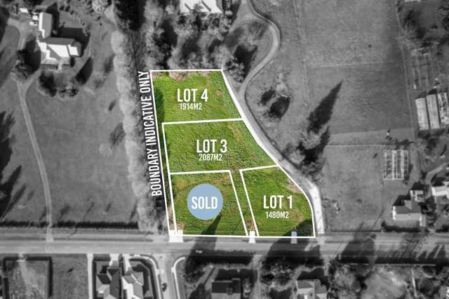 LARGE SITES | PRIME LOCATION - 1 SOLD - 3 LEFT