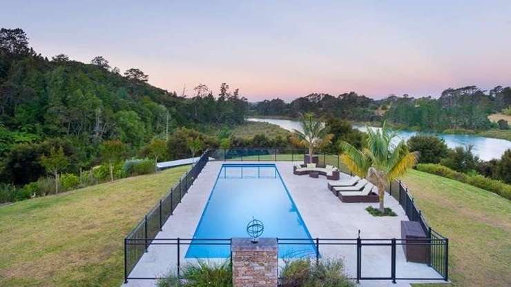 The sprawling mansion at Lucas Heights, in Auckland, offers tenants a movie star life in Auckland's lifestyle fringe. Photo / Supplied