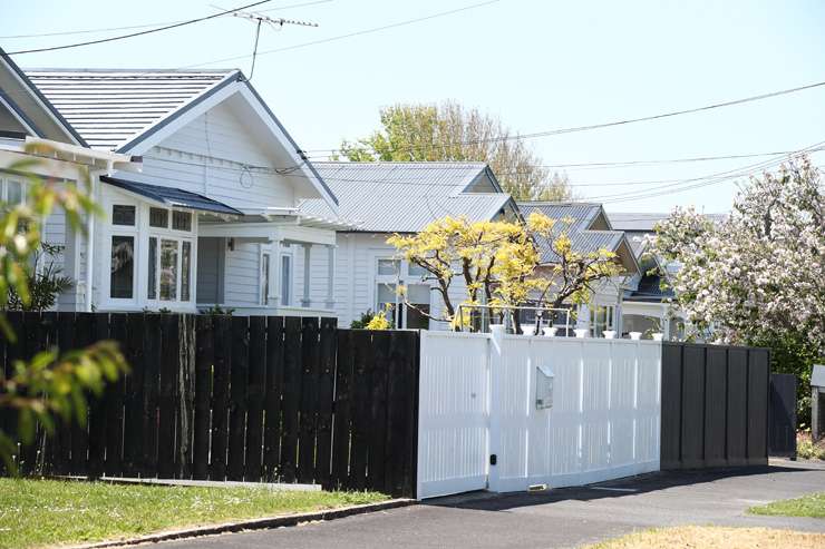 Auckland real estate office. Sold signs