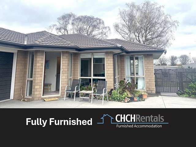 Sun drenched fully furnished 3 bedroom townhouse in quiet location!